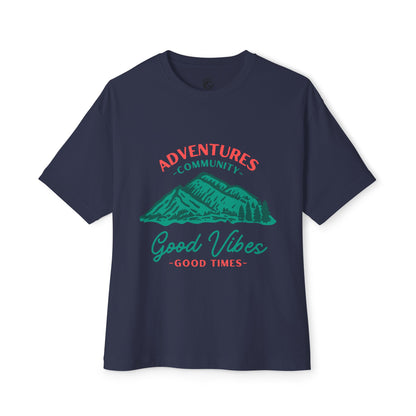 Good Vibes Mountain Tee — Adventures Community Graphic T-Shirt