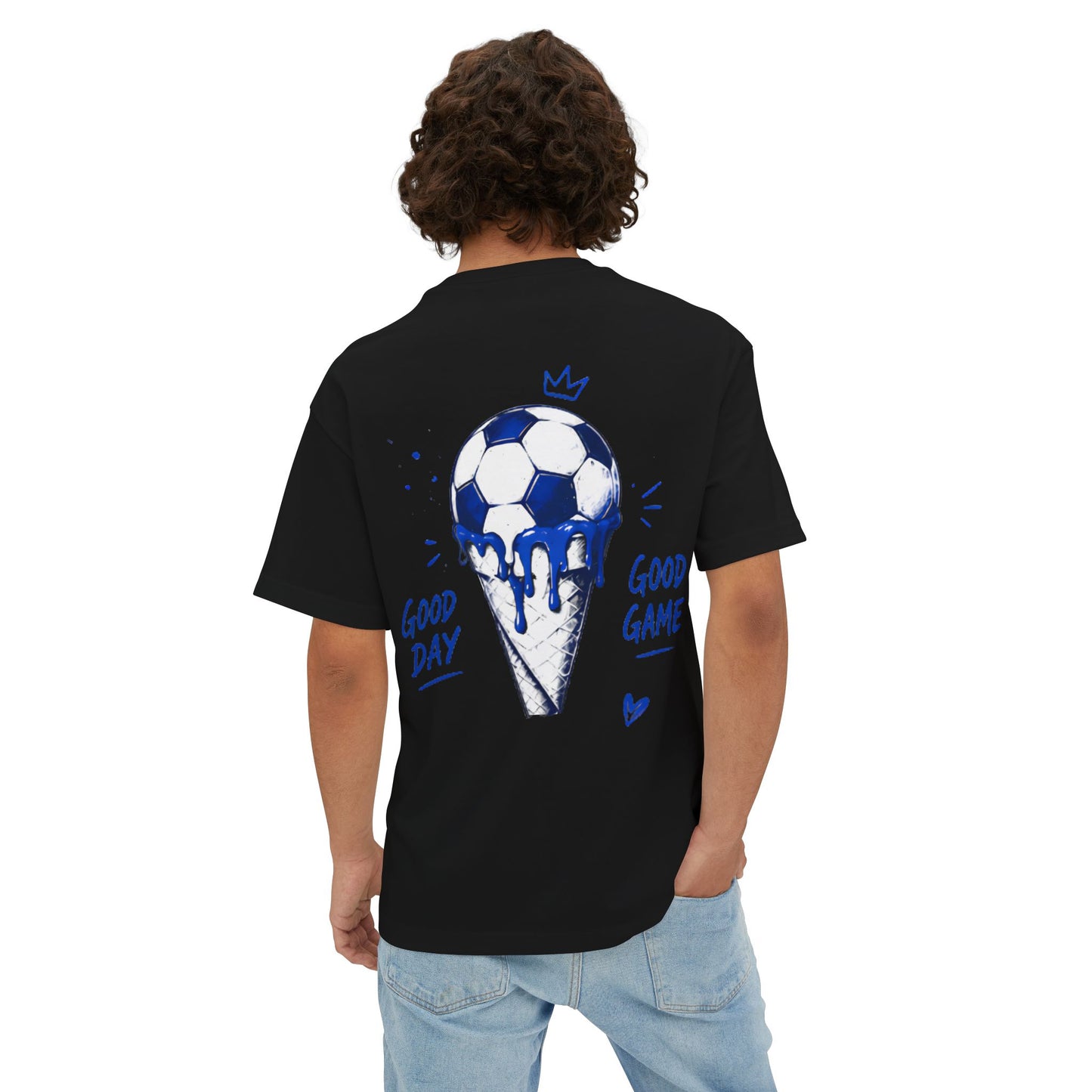 Soccer 'Game On' Graphic Tee – Play for the Dream Oversized Shirt