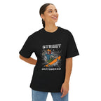 Skateboard Tshirt — Retro Skater Oversized Boxy T-Shirt