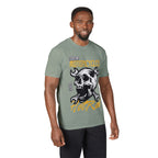 Motorcycles Hot Rod Skull T-Shirt — Biker Skull Wrench Graphic Tee