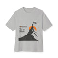 Impossible Is Just An Opinion Mountain Tee — Motivational Graphic T-Shirt