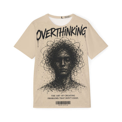 Overthinking Graphic Tee — Mental Health Awareness Art Shirt