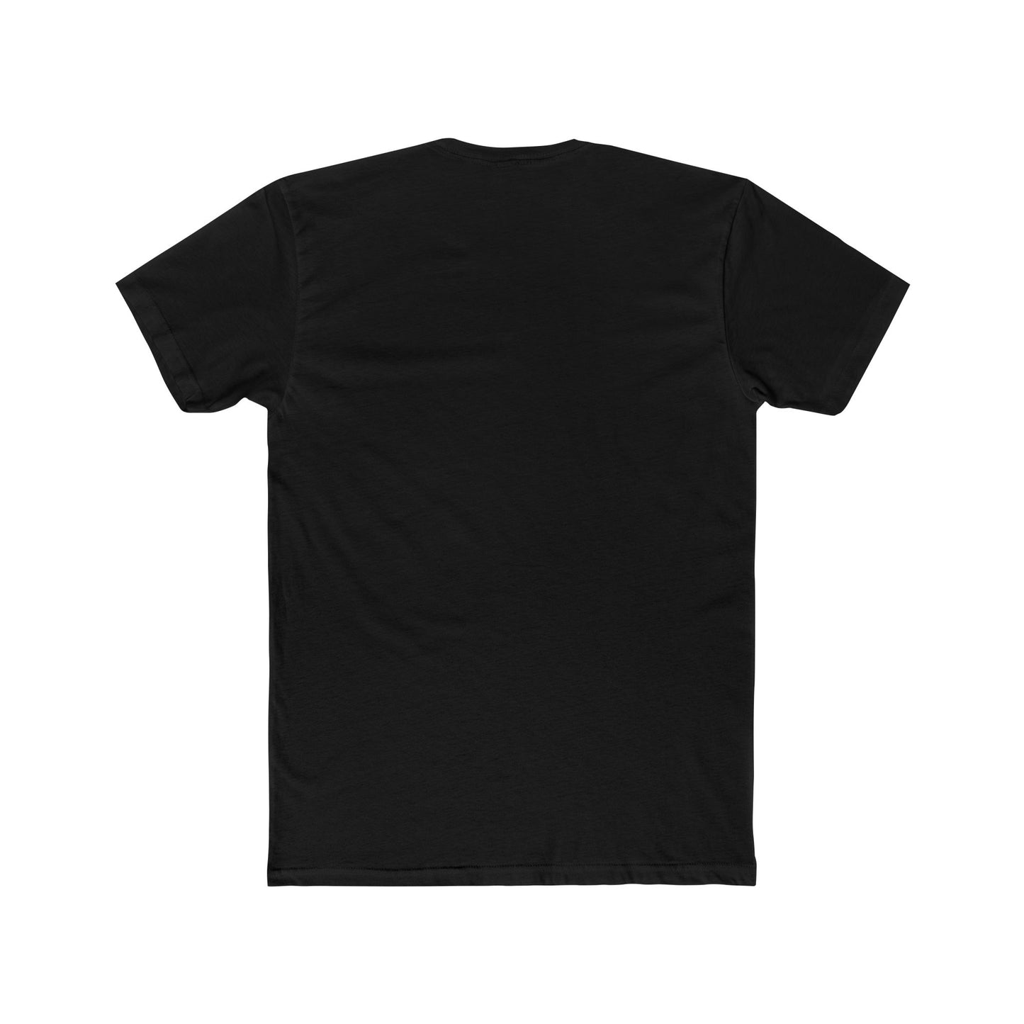 Crew T-Shirt — Minimal Red Heart Rib Cage Pocket Graphic