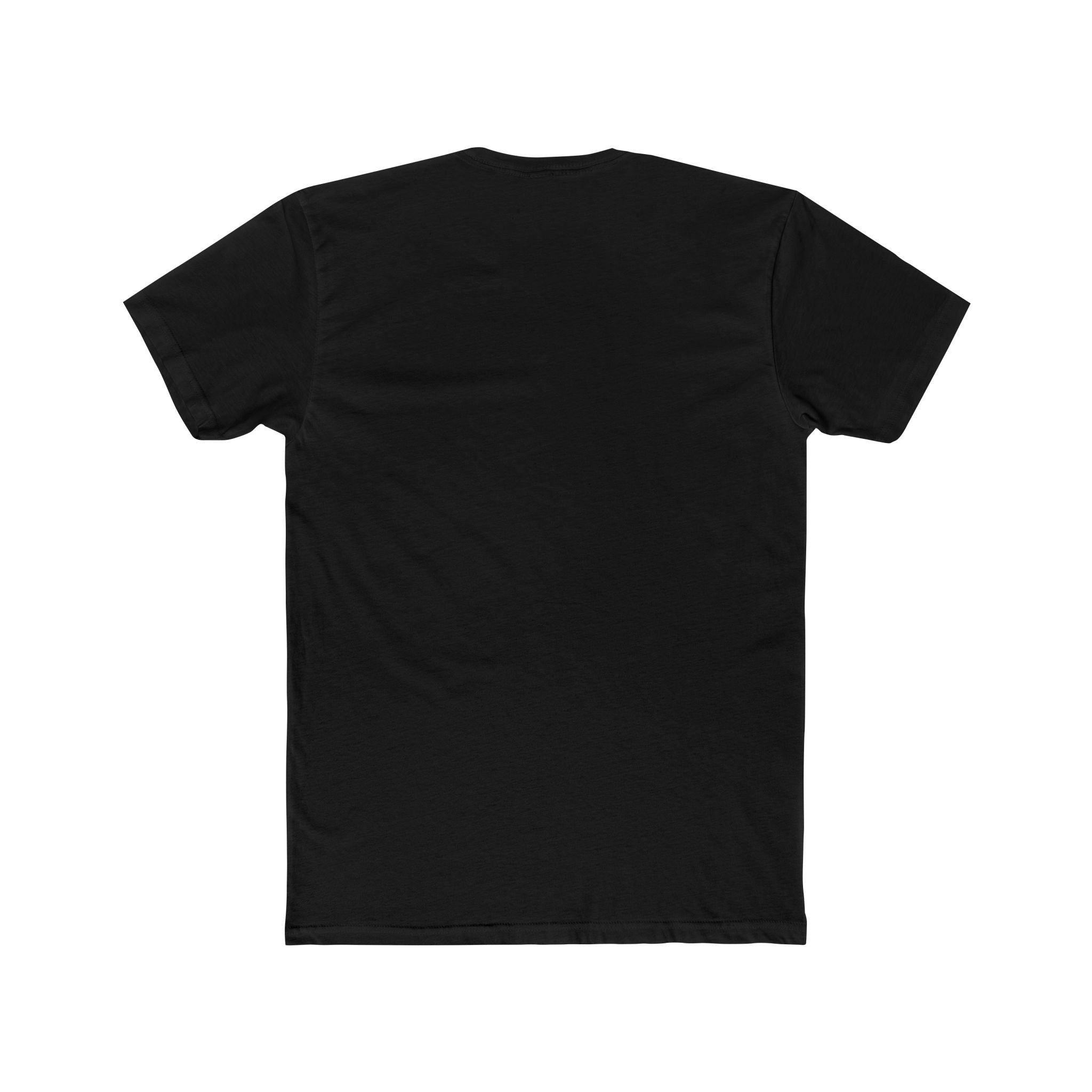 Crew T-Shirt — Minimal Red Heart Rib Cage Pocket Graphic