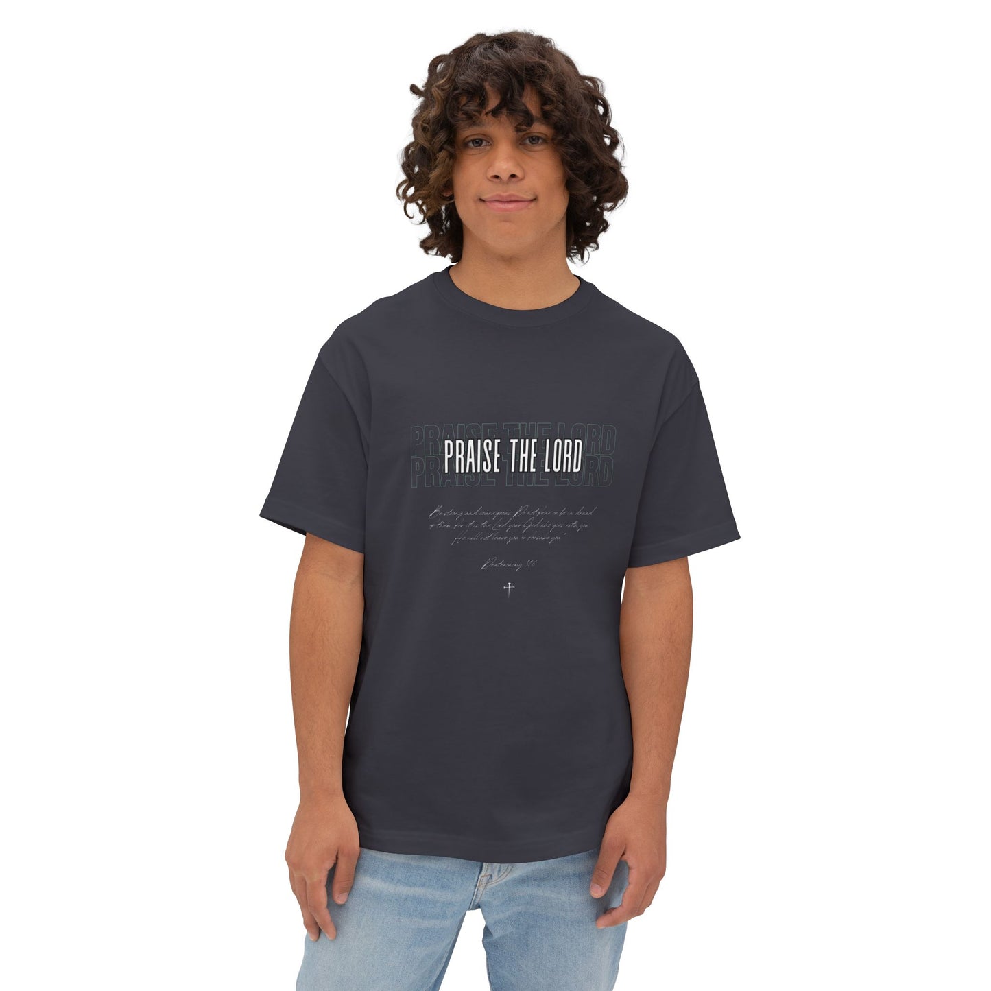 Praise The Lord Tee — Christian Oversized Boxy T-Shirt