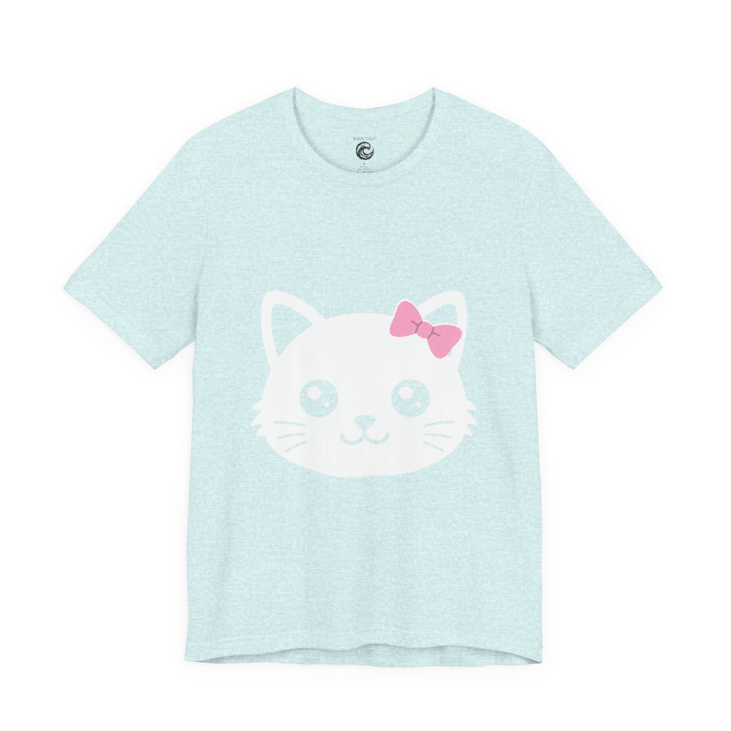 Cute Kawaii Cat Face Tee — Cute Kitty Graphic T-Shirt