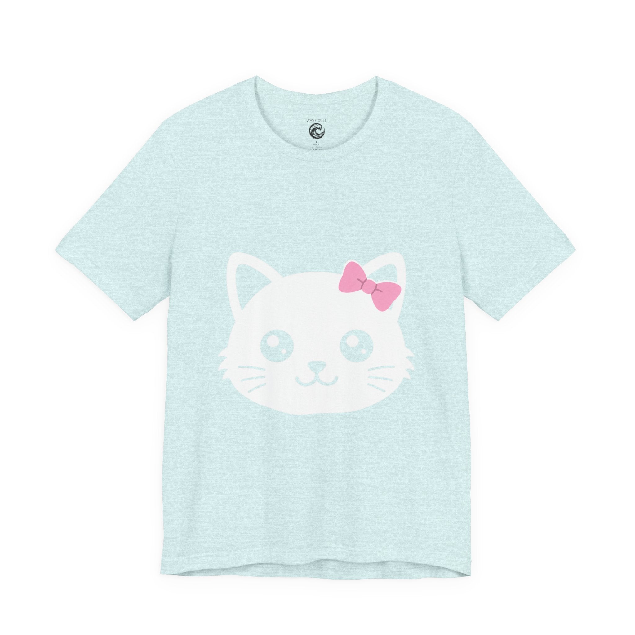 Cute Kawaii Cat Face Tee — Cute Kitty Graphic T-Shirt