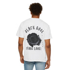 Black Rose "Fake Love" T-Shirt — Gothic Floral Graphic Tee