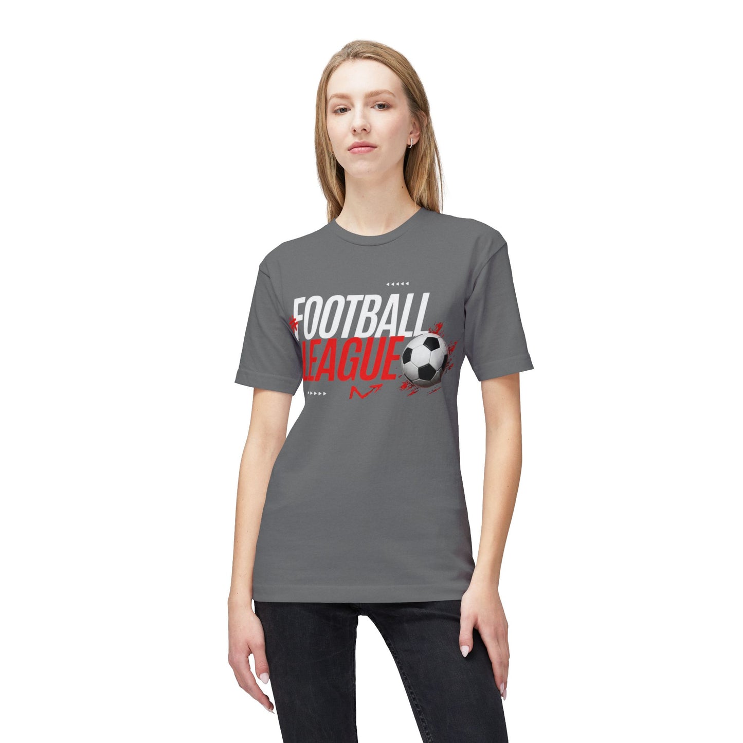 Football League T-Shirt — Soccer Team Jersey with '10' Back Number