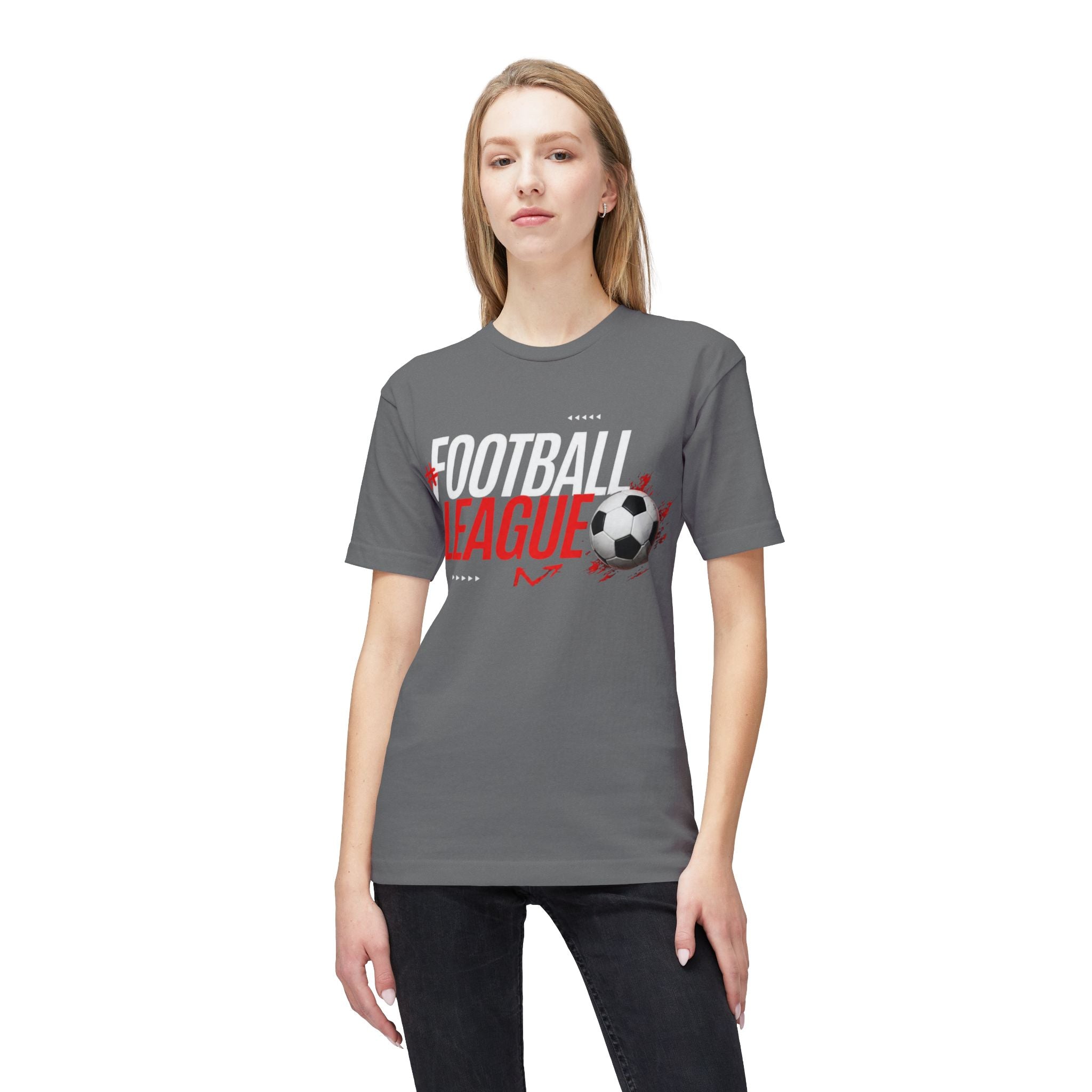 Football League T-Shirt — Team Jersey with '10' Back Number