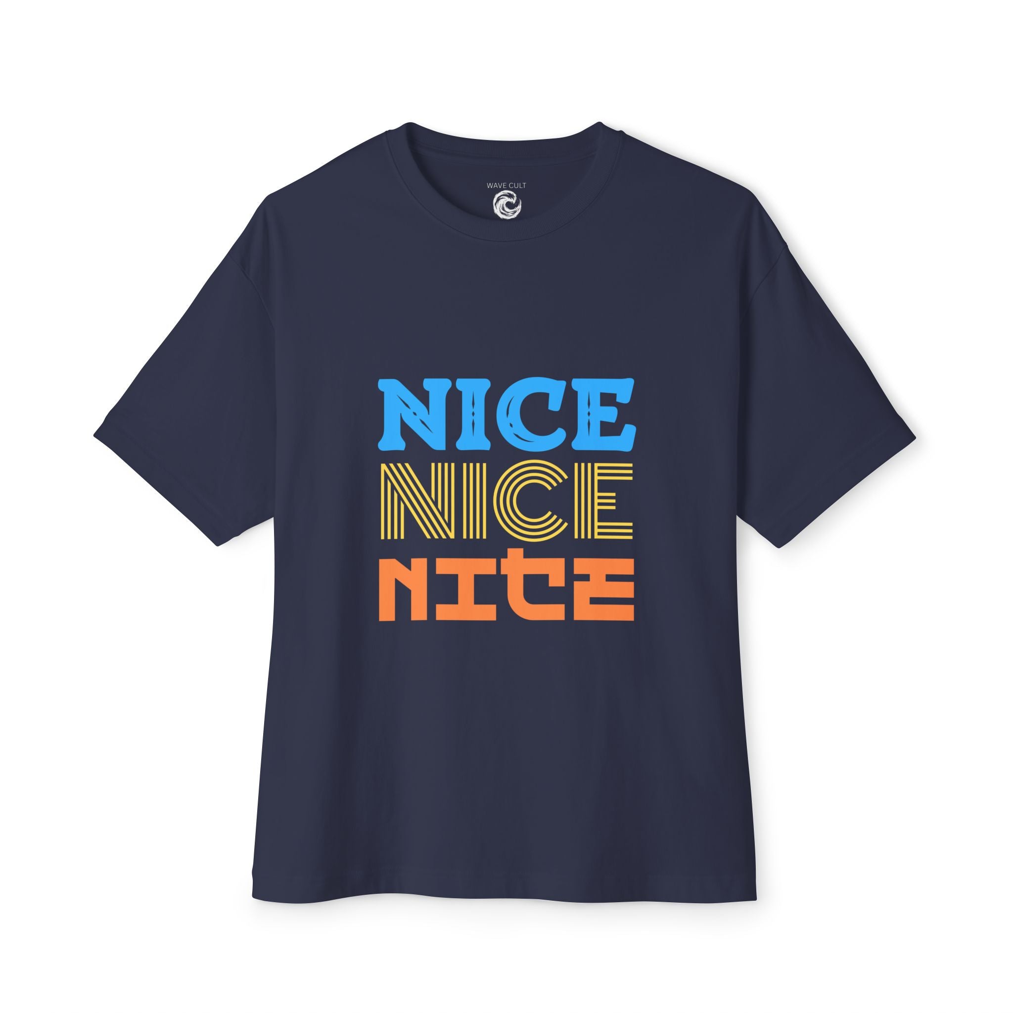 Nice tshirt — Retro Colorblock Graphic T‑Shirt
