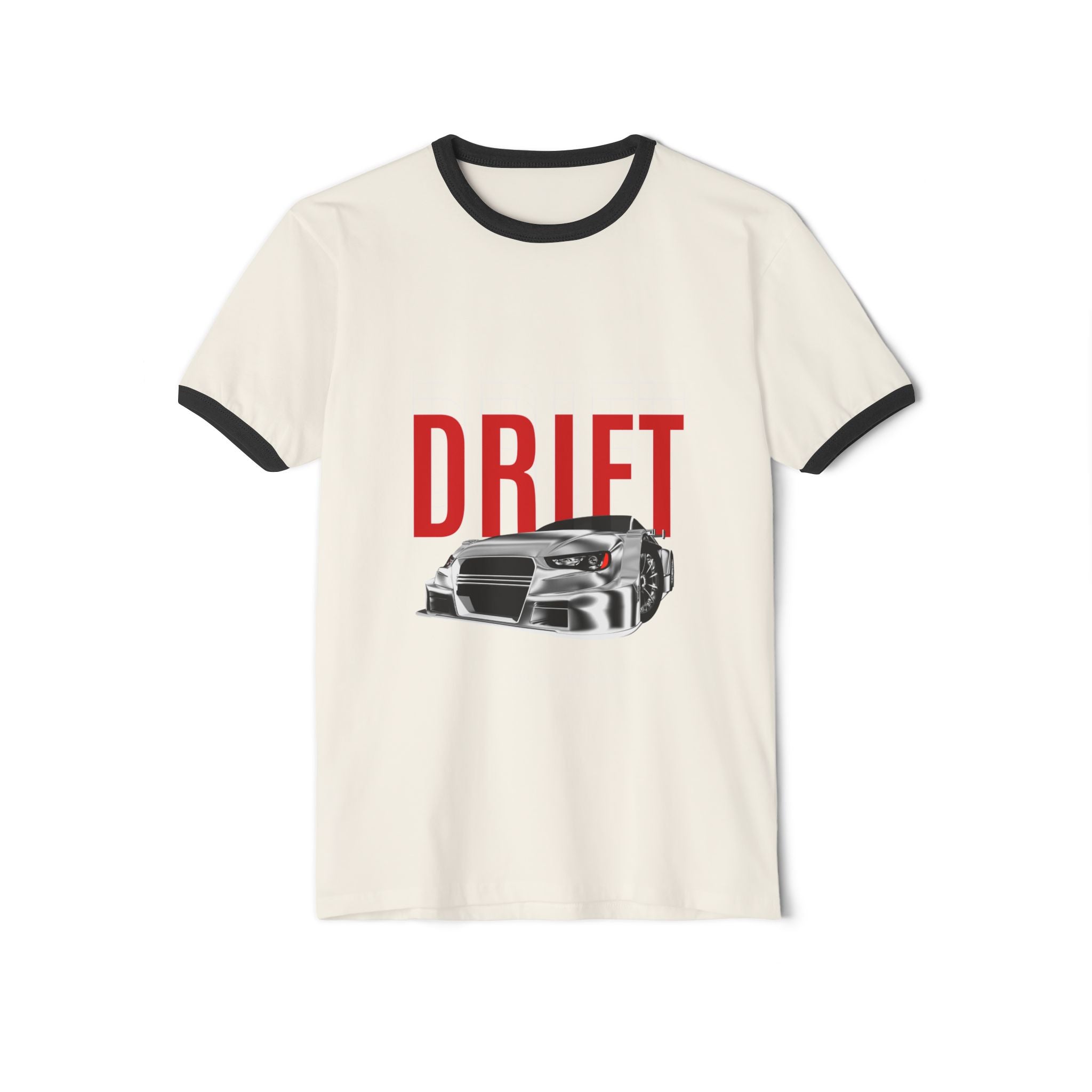 Drift Racing Car Ringer Tee — Vintage Motorsport Drift T‑Shirt