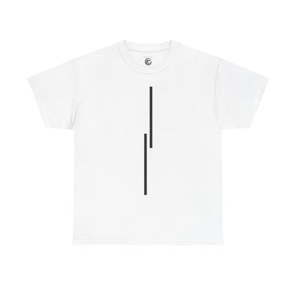 Minimalist Vertical Lines Unisex T‑Shirt — Modern Graphic Tee
