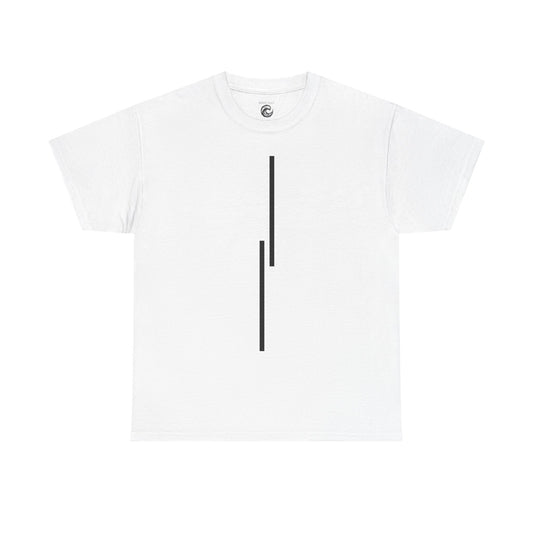 Minimalist Vertical Lines Unisex T‑Shirt — Modern Graphic Tee