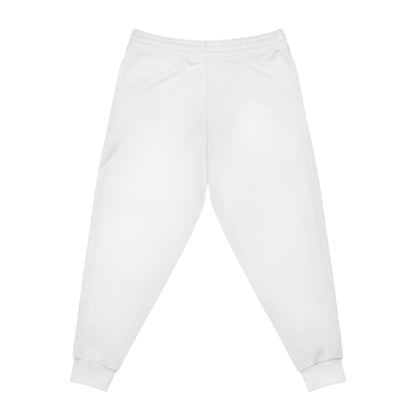 Eagle and Dove Athletic Joggers — Minimal Black/White Graphic Sweatpants