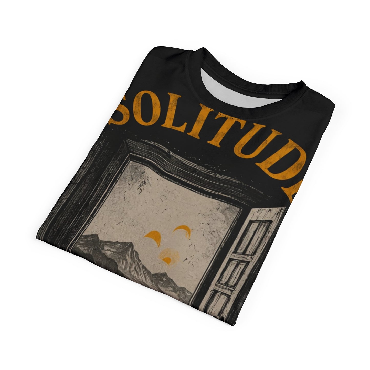 Solitude Scenic Tee — "The Best Conversations Happen in Silence"