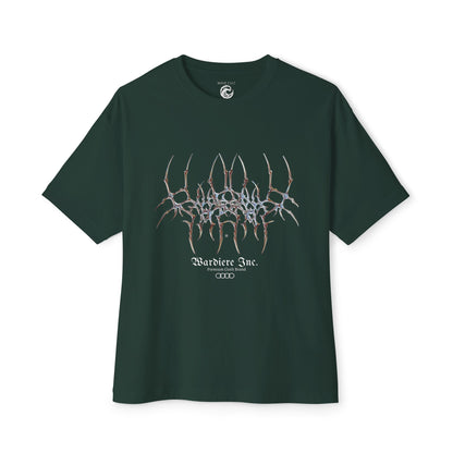 Abstract Symmetry Graphic Tee — Minimalist Fractal Cracked Design