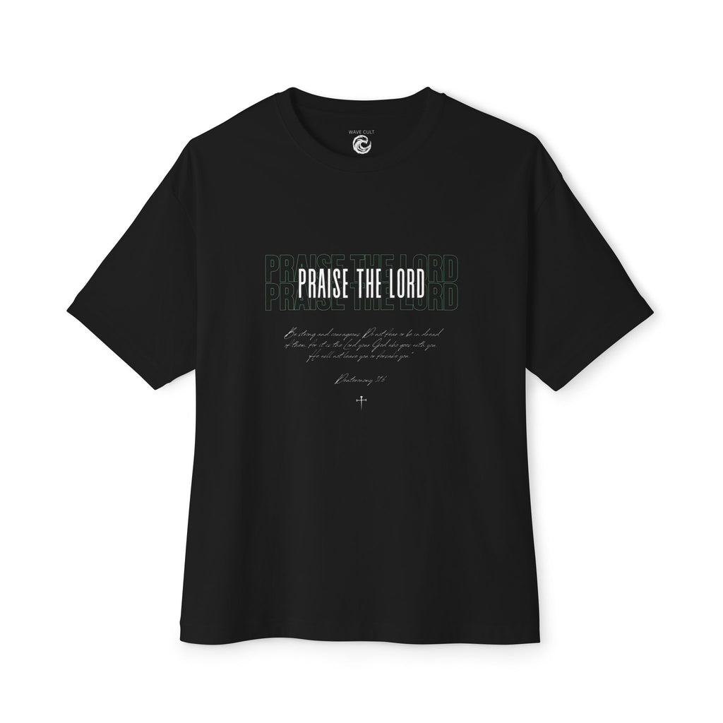 Oversized Tshirt. Praise The Lord Tee — Christian.