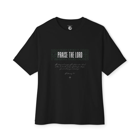Praise The Lord Tee — Christian Oversized Boxy T-Shirt