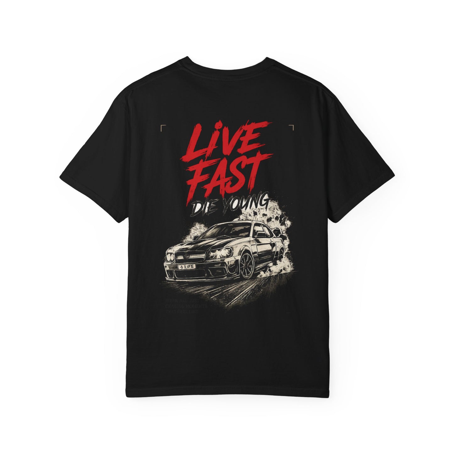 Live Fast Car T-Shirt — Wave Cult Graphic Racing Tee