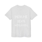 Discipline beats Motivation T‑Shirt — Motivational Gym Fitness Tee