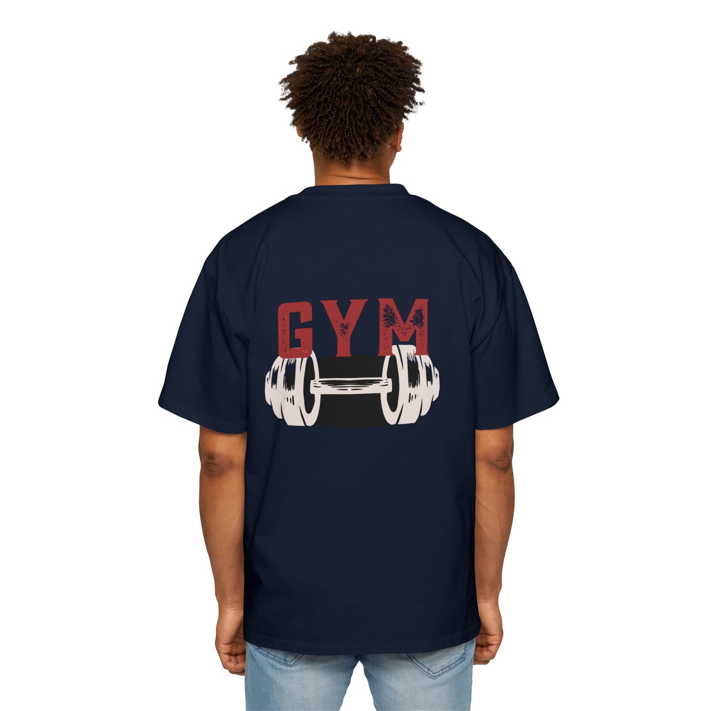 Feel the Pain Gym T‑Shirt — Heavy Oversized Workout Tee for Weightlifters
