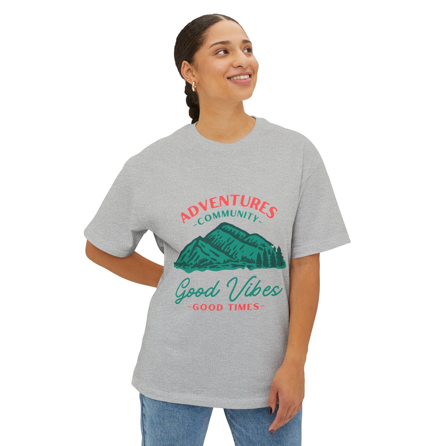 Good Vibes Mountain Tee — Adventures Community Graphic T-Shirt