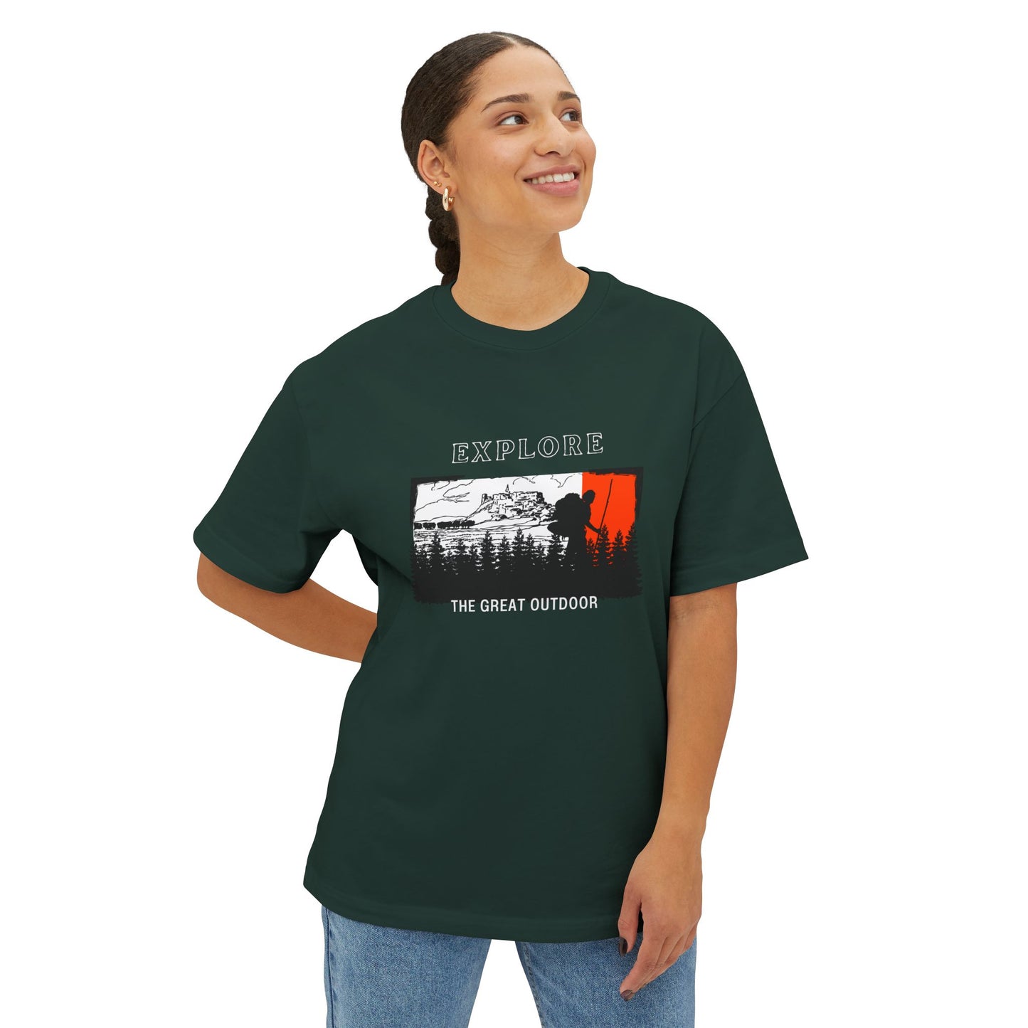 Explore The Great Outdoor T-Shirt – Mountain & Forest Adventure Tee