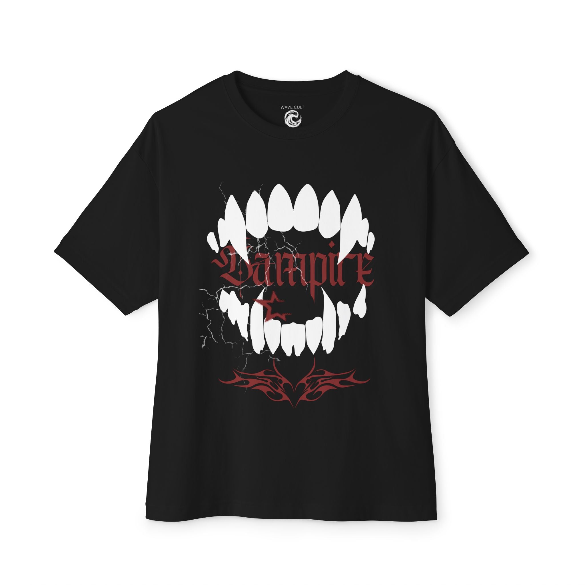 Vampire Fangs Graphic Tee — Gothic Horror Vampire Shirt