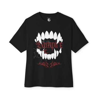 Vampire Fangs Graphic Tee — Gothic Horror Vampire Shirt