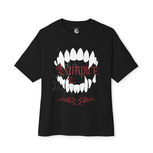 Vampire Fangs Graphic Tee — Gothic Horror Vampire Shirt