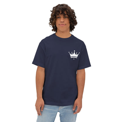 Crown Reflection Tee — Psalm 27:1 Inspirational Oversized T-Shirt