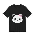 Cute Kawaii Cat Face Tee — Cute Kitty Graphic T-Shirt