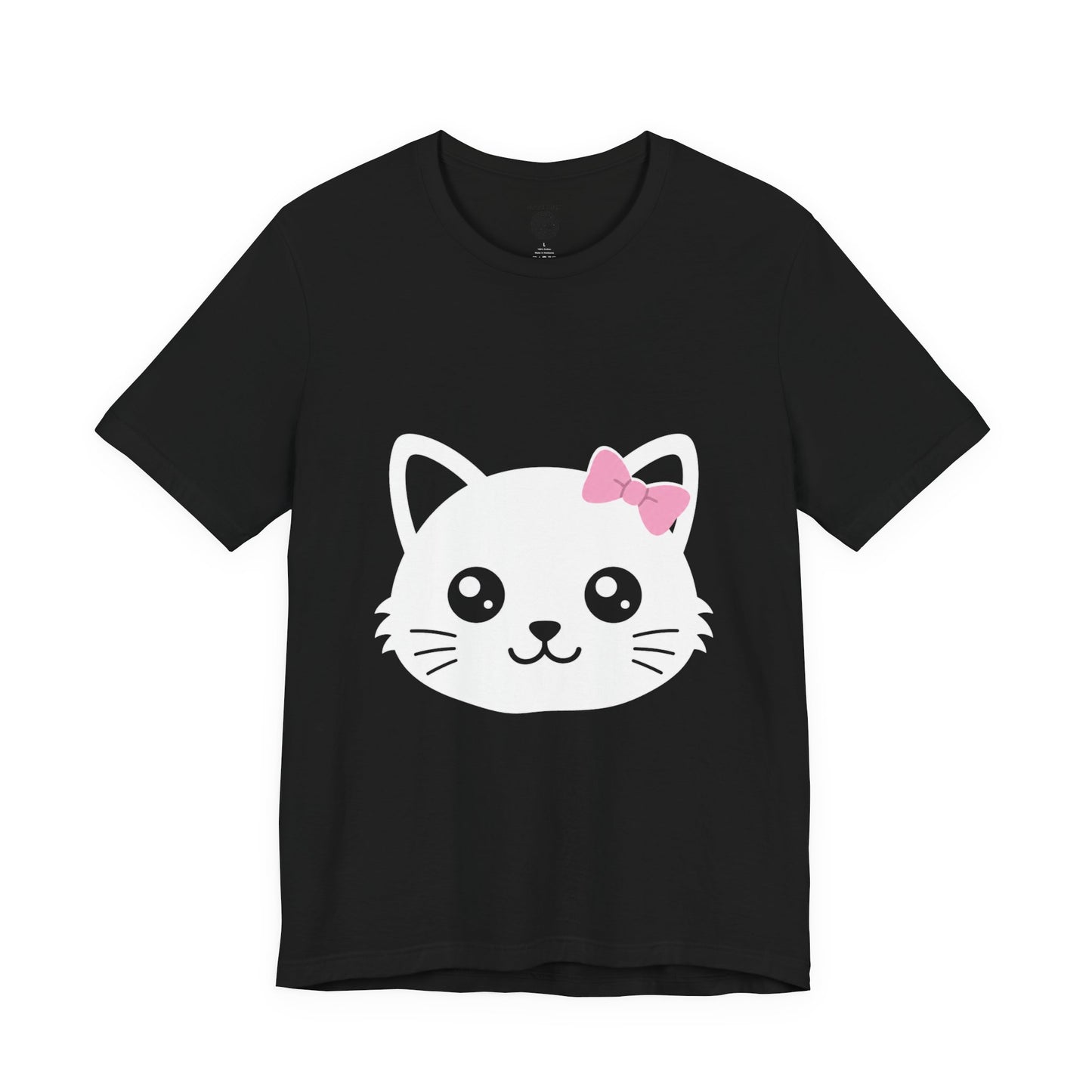 Cute Kawaii Cat Face Tee — Cute Kitty Graphic T-Shirt
