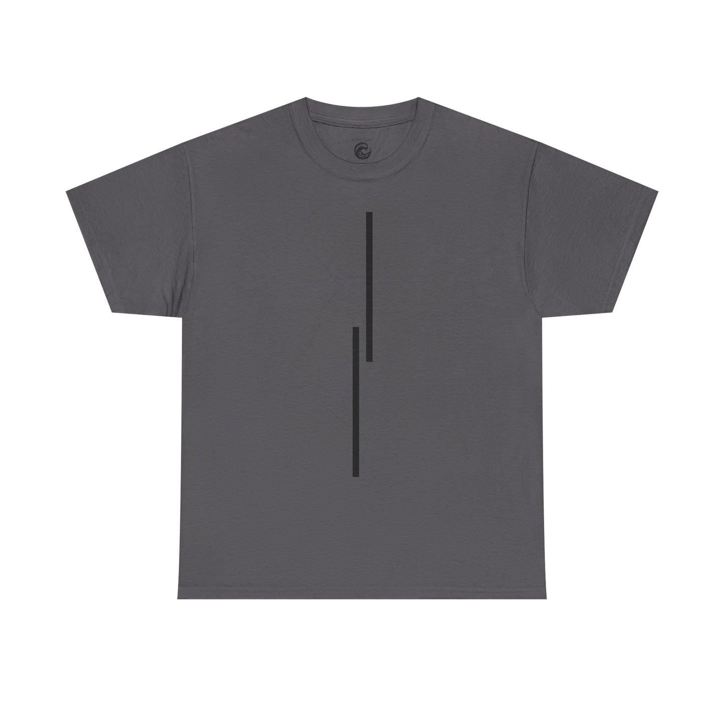 Minimalist Vertical Lines Unisex T‑Shirt — Modern Graphic Tee