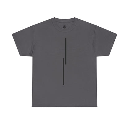 Minimalist Vertical Lines Unisex T‑Shirt — Modern Graphic Tee