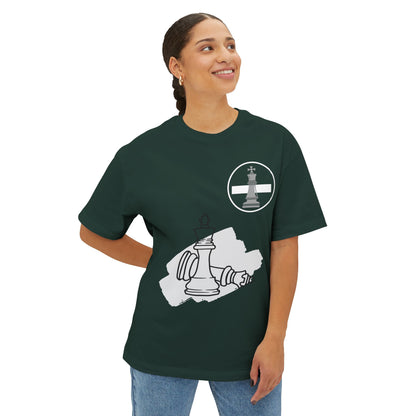 Checkmate Chess Tee — King vs King Graphic Oversized T-Shirt