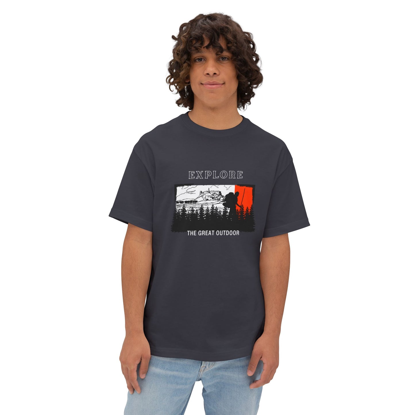 Explore The Great Outdoor T-Shirt – Mountain & Forest Adventure Tee