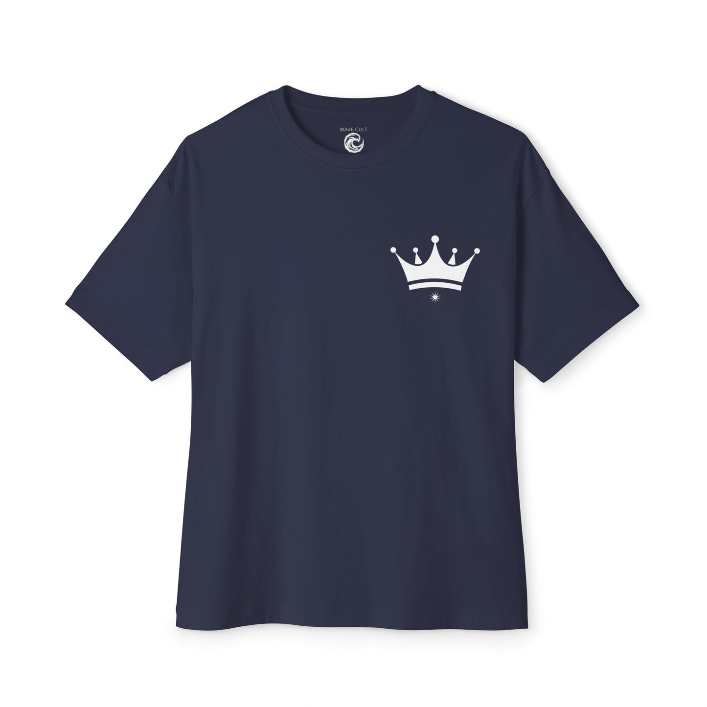 Crown Reflection Tee — Psalm 27:1 Inspirational Oversized T-Shirt