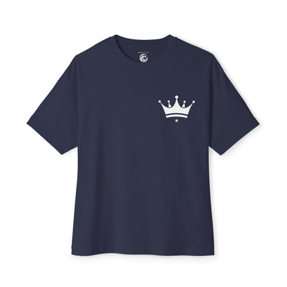 Crown Reflection Tee — Psalm 27:1 Inspirational Oversized T-Shirt
