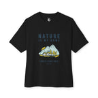 Hiking tshirt - Nature Is My Home T‑Shirt. Mountain Cabin Forest Vibes