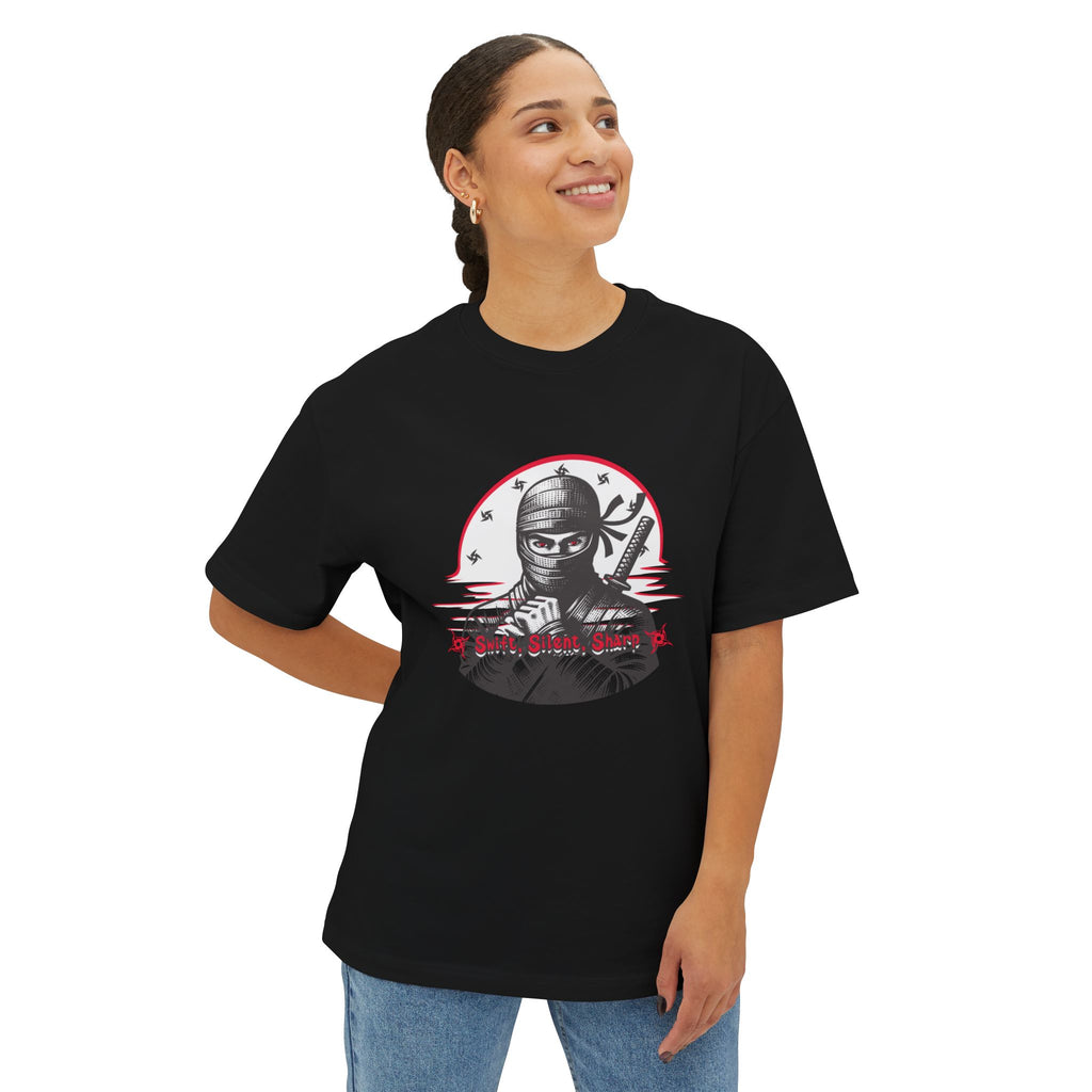 Ninja T-Shirt — "Silent Shadow" Oversized Boxy T-Shirt