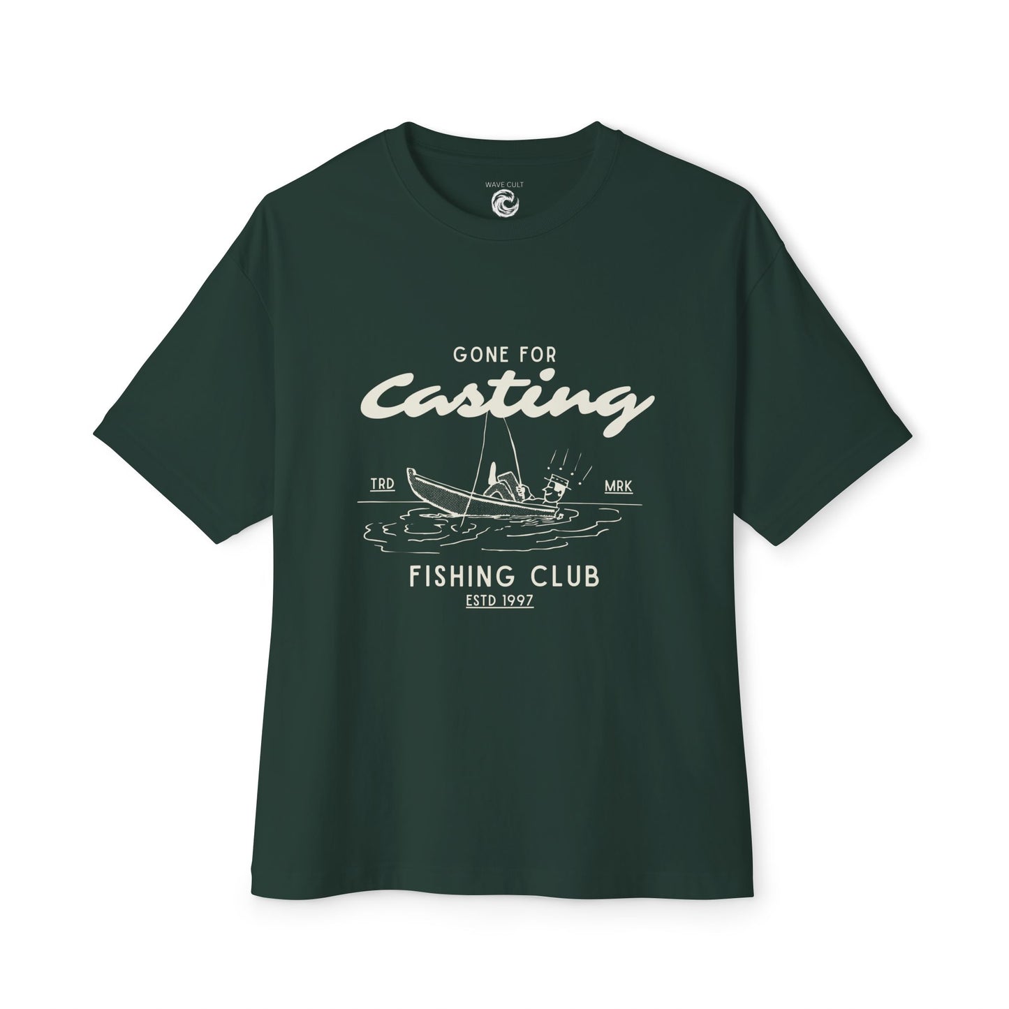 Fishing Club 'Gone for Casting' Tee — Vintage Boat Angler T-Shirt