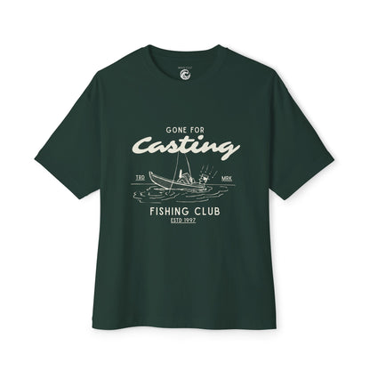 Fishing Club 'Gone for Casting' Tee — Vintage Boat Angler T-Shirt