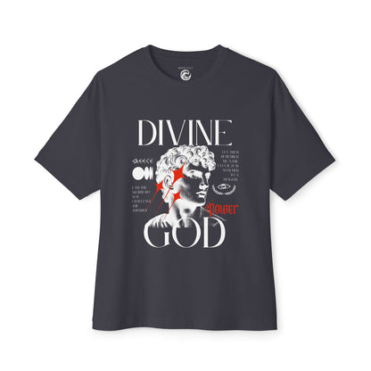 Divine God Statue Graphic Tee – Vintage Sculpture Art Shirt