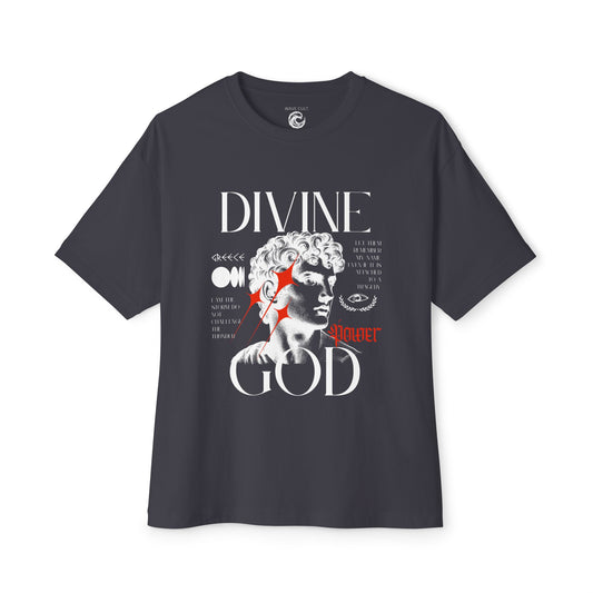 Divine God Statue Graphic Tee – Vintage Sculpture Art Shirt