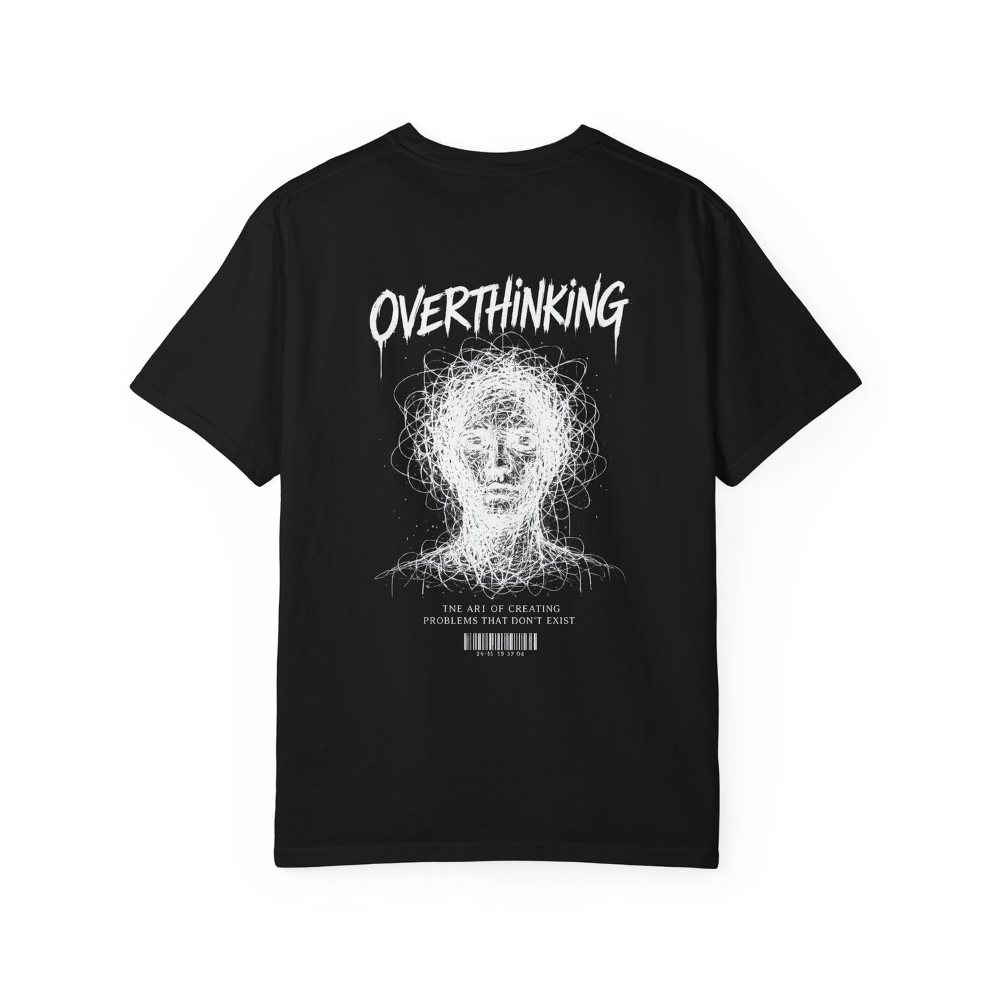 Overthinking Graphic T-Shirt — 404 Peace of Mind Not Found