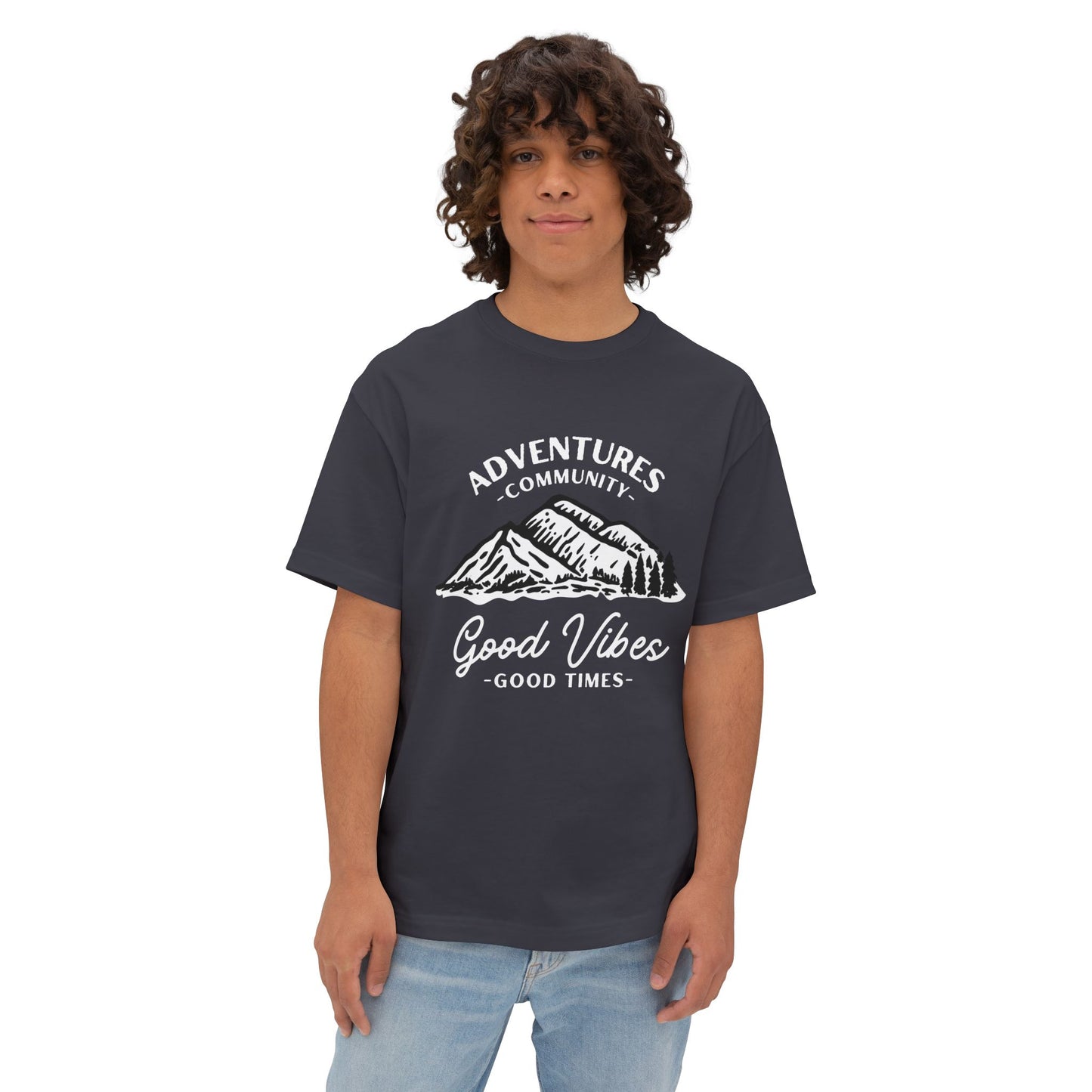 Adventure Mountains T‑Shirt — Good Vibes Outdoor Graphic Tee
