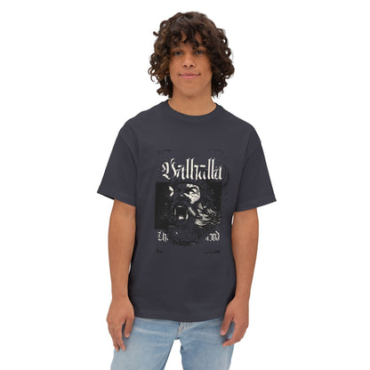 Viking Warrior Graphic Tee — Bold Norse Helmet Design