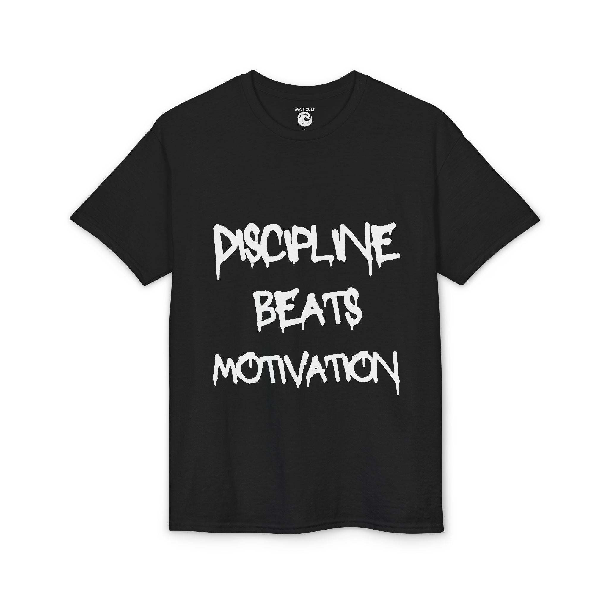 Discipline beats Motivation T‑Shirt — Motivational Gym Fitness Tee